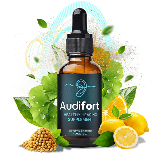 Audifort hearing health supplement bottle